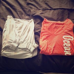 Bundle‼️Long sleeve tee shirt and short sleeve tee